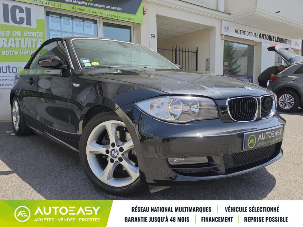 S&eacute;rie 1 Cabriolet 125 i 218 ch 125i 6 cylindres Luxe Suivi BMW 2009 occasion 91700 Sainte-Genevi&egrave;ve des Bois