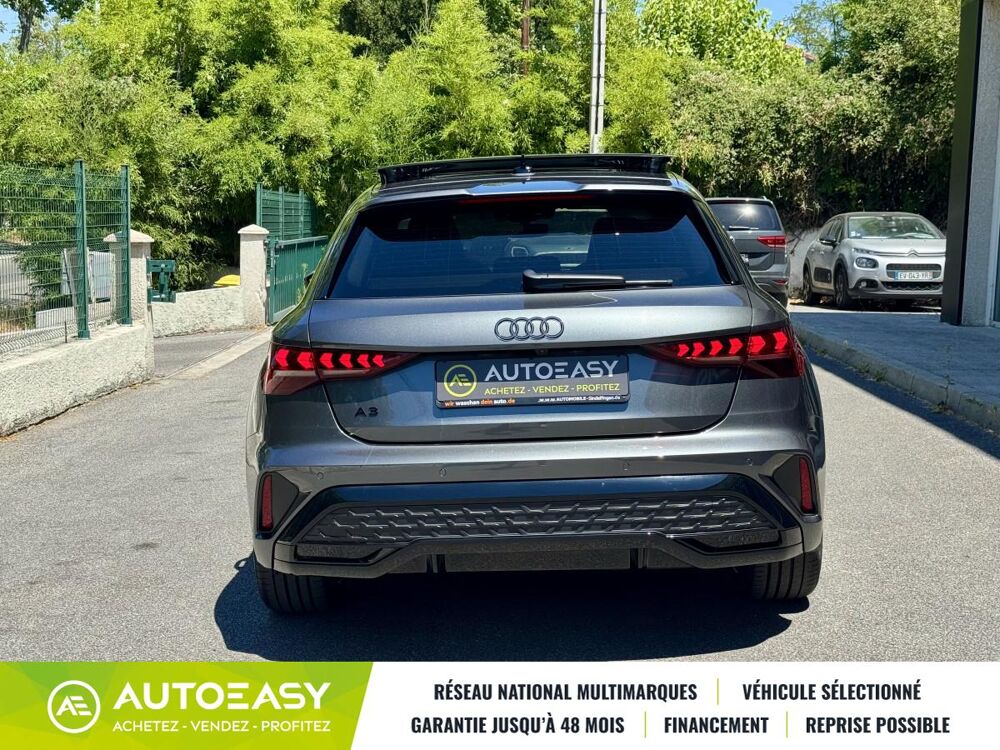A3 S-Line 35 TFSi 150 S-Tronic Daytona / Toit ouvrant / Sonos / 2025 occasion 34430 Saint-Jean-de-Vedas
