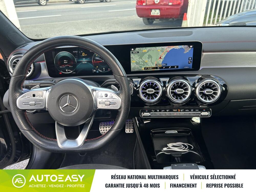Classe CLA II COUPE 180D 116 Ch AMG LINE 7G-DCT * TOIT OUVRANT * PACK E 2019 occasion 06270 Villeneuve-Loubet