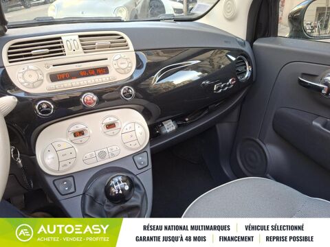 500 C 1.2 MPi 69 CH CABRIOLET / 1ERE MAIN / 55700 KMS DISTRI OK 2015 occasion 06300 Nice