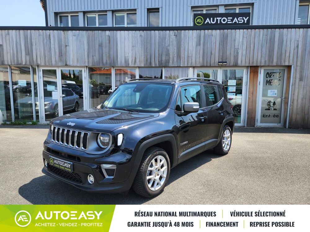 Renegade 1.6 MULTIJET 2WD 120 LIMITED / BOITE AUTO / GARANTIE 12 MOIS 2021 occasion 79000 NIORT