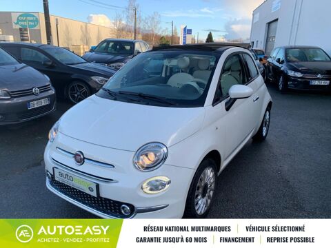 Fiat 500 1.2 8v 69ch Eco Pack Lounge 2017 occasion Vannes 56000