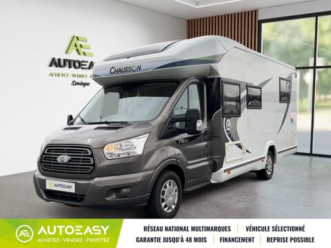 Ford Transit 2.2 155CH - CHAUSSON 718 XLB - CAMPING CAR / PARABOLE / PANN 2017 occasion Boulazac Isle Manoire 24750