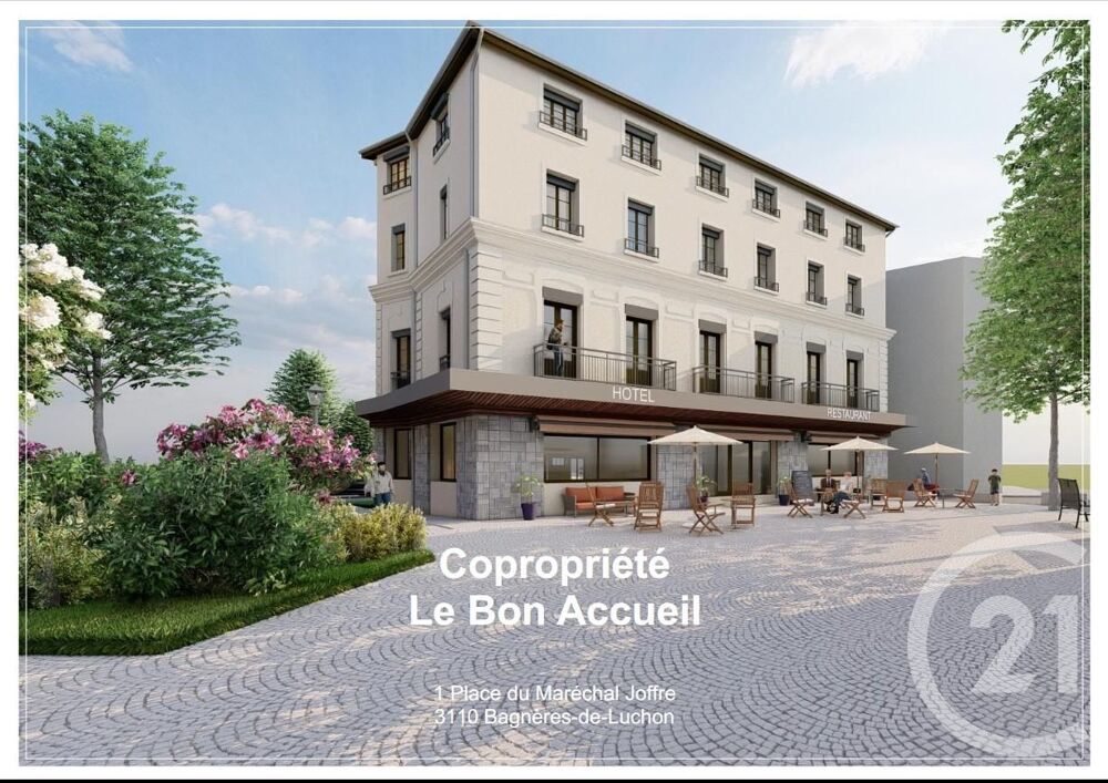 vente Appartement - 2 pice(s) - 32 m Bagnres-de-Luchon (31110)