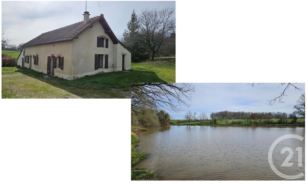 vente Maison - 4 pice(s) - 100 m Fleury-sur-Loire (58240)