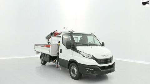 Iveco Daily 35S14H 3750 2.3 136ch Benne Alu JPM + Grue PK 3400 + Pince 2025 occasion H&eacute;nin-Beaumont 62110