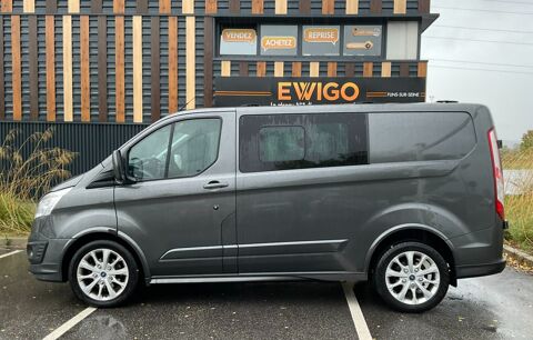 Transit Custom FOURGON 290 2.0 TDCI 170 L1H1 SPORT - 6 places - Attelage 2017 occasion 78410 Flins-sur-Seine