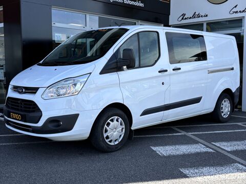 Transit Custom 290 L2H1 2.0 TDCI 105 CH TREND BUSINESS CABINE APPROFONDIE - 2017 occasion 64320 Idron