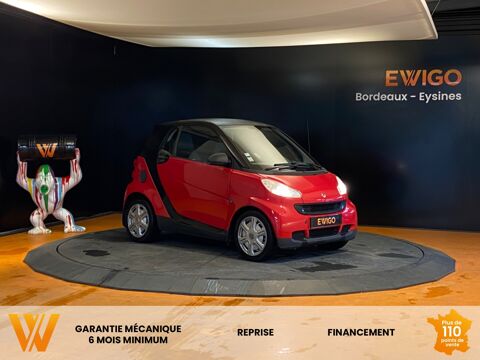 Smart ForTwo 1.0 T 70CH PURE / RADAR ARR - CLIM - 2EME MAIN - ENTRETIEN A 2010 occasion Eysines 33320