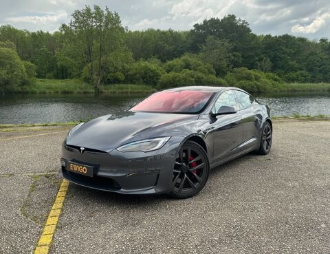 Tesla Model S PLAID 1020 CH 100KWH 4WD / AUTOPILOT AMELIORE / VOLANT YOKE 2023 occasion Quimper 29000