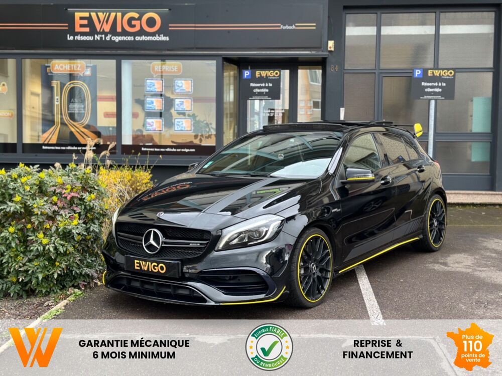 Classe A 45 AMG Yellow Night 381ch 4Matic/Pack Aero/Toitpano/SiegeBaq 2017 occasion 57600 Forbach