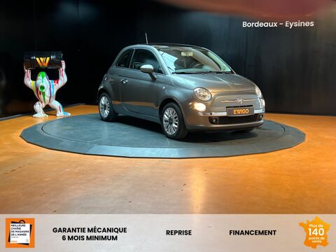 Fiat 500 1.2 70 ECO LOUNGE // TRÉS BON ÉTAT / TOIT PANORAMIQUE / DIS 2015 occasion Eysines 33320