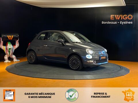 Fiat 500 CABRIOLET 1.2 70 CLUB START-STOP// CARPLAY / RADARS ARRIERES 2018 occasion Eysines 33320