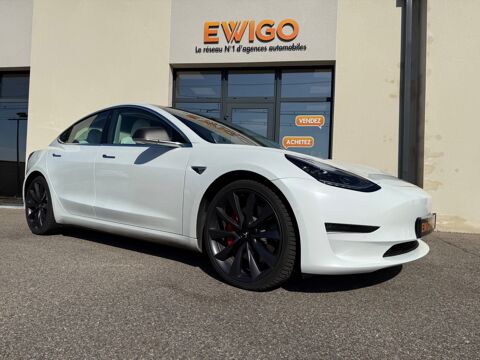 Tesla Model 3 PERFORMANCE 550CH 82KWH PACK CARBON - CAPTEURS INFRAROUGEE 2020 occasion Ampuis 69420