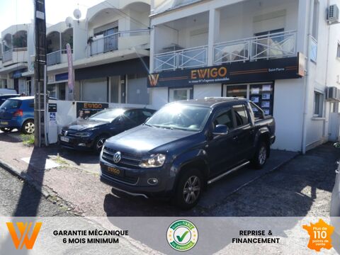 Volkswagen Amarok DOUBLE CABINE 2.0 BITDI 180 CH BVA8 + CAMERA DE RECUL 2016 occasion Saint-Pierre 97410