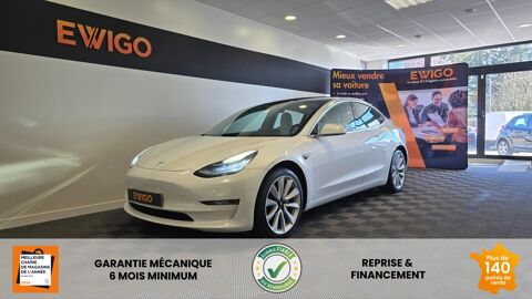 Tesla Model 3 DUAL MOTORS LONG RANGE + INTERIEUR BLANC 2019 occasion Saint-Apollinaire 21850