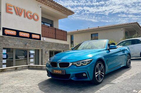 BMW Série 4 CABRIOLET 2.0 420 I 163ch BVA8 LCI M Sport 1ERE MAIN SUIVI C 2017 occasion Sainte-Maxime 83120