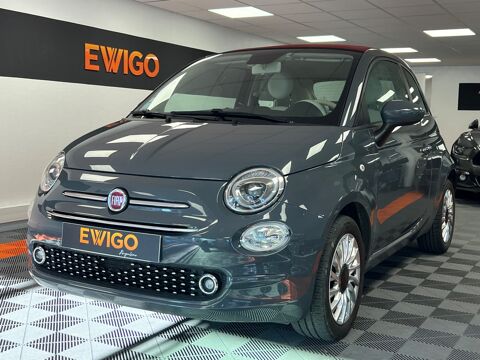 Fiat 500 C CABRIOLET 1.2 70 Ch LOUNGE BVA / APPLE CARPLAY 2020 occasion Gond-Pontouvre 16160