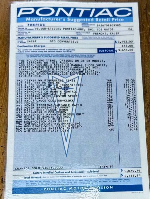 Pontiac Divers 1970 1970 occasion Lyon 69002