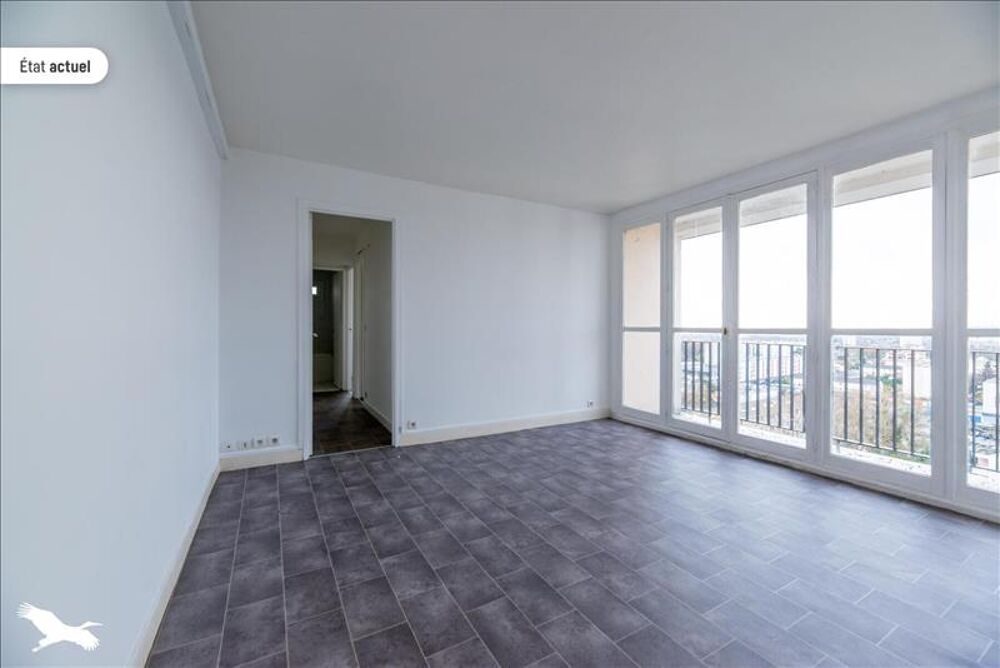 Appartement 3 pièce(s) 57 m²à vendre Eaubonne