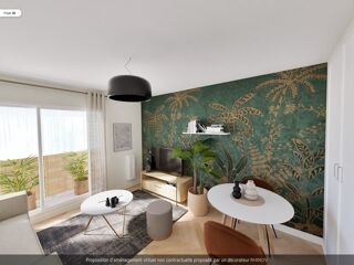  Appartement  vendre 2 pices 46 m