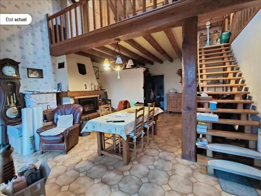 Annonce vente maison 4 pièces de 125m2 à St denis de jouhet (36230