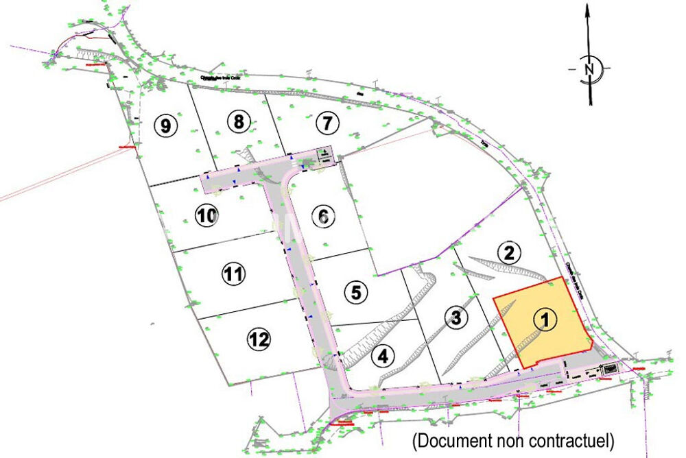 Vente Terrain Terrain constructible 691m2 Roquebrune sur argens
