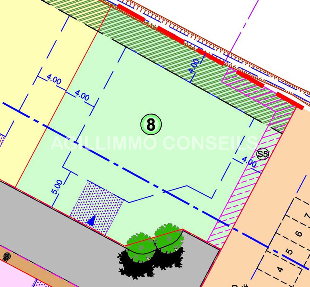 Vente Terrain Terrain constructible 622 m2 Puget sur argens