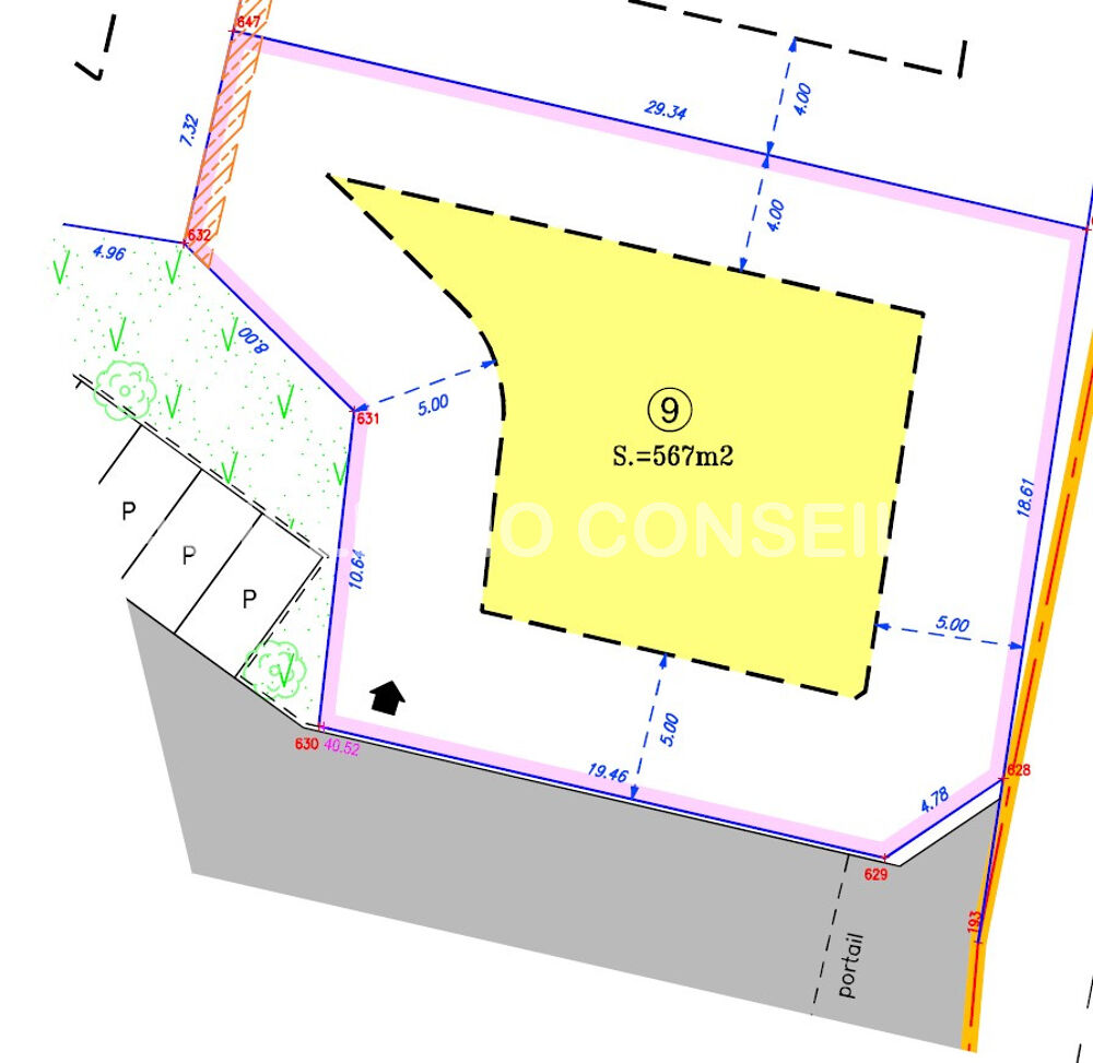 Vente Terrain Beau terrain 567 m2 Puget sur argens