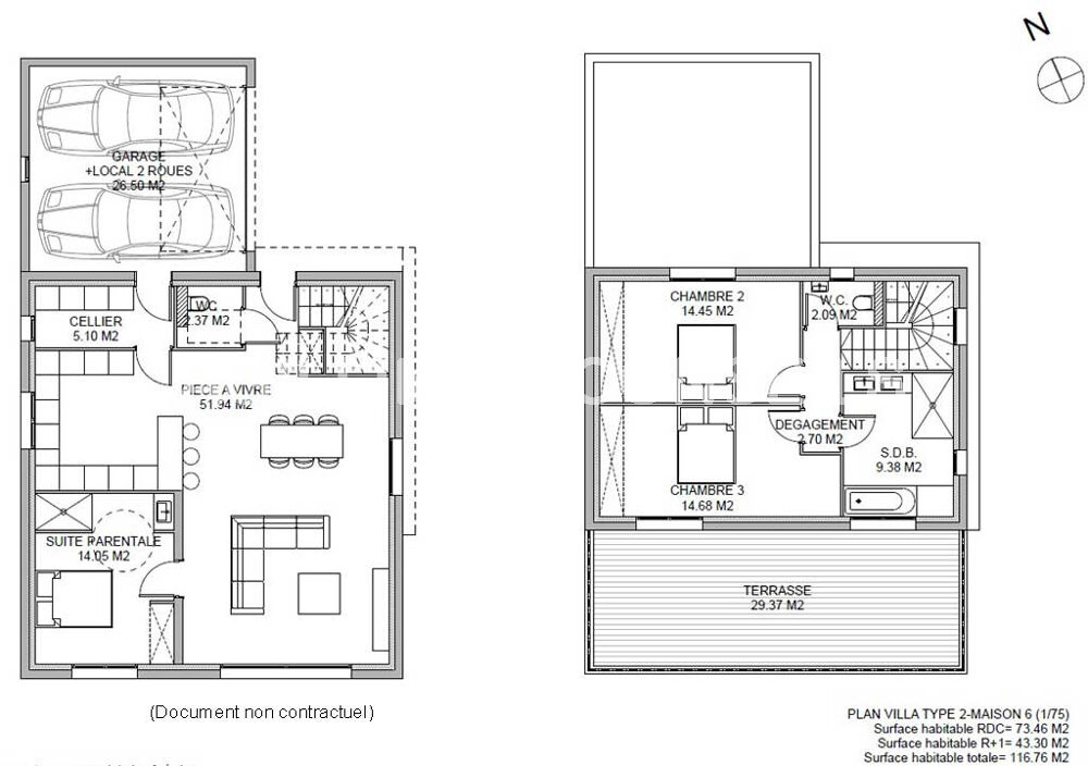 Vente Villa Maisons neuves T4 de style moderne Puget sur argens