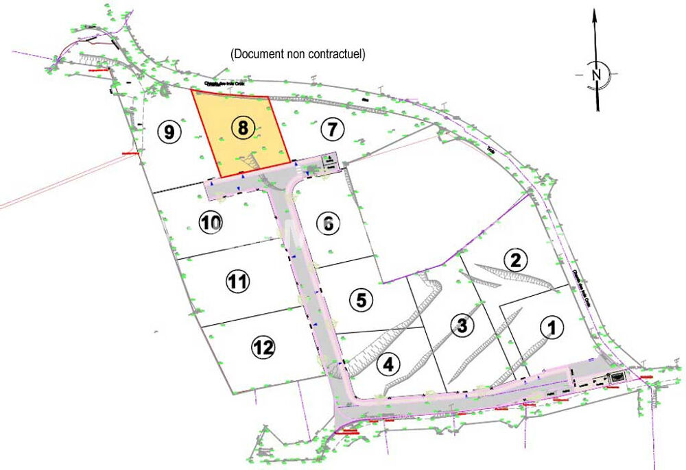 Vente Terrain Terrain constructible 697m2 Roquebrune sur argens