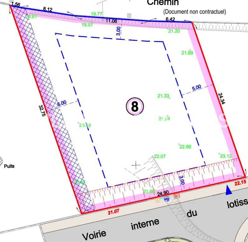 Vente Terrain Terrain constructible 697m2 Roquebrune sur argens