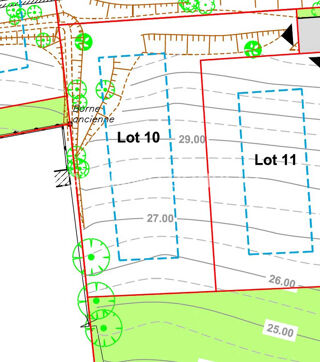  Terrain  vendre 821 m