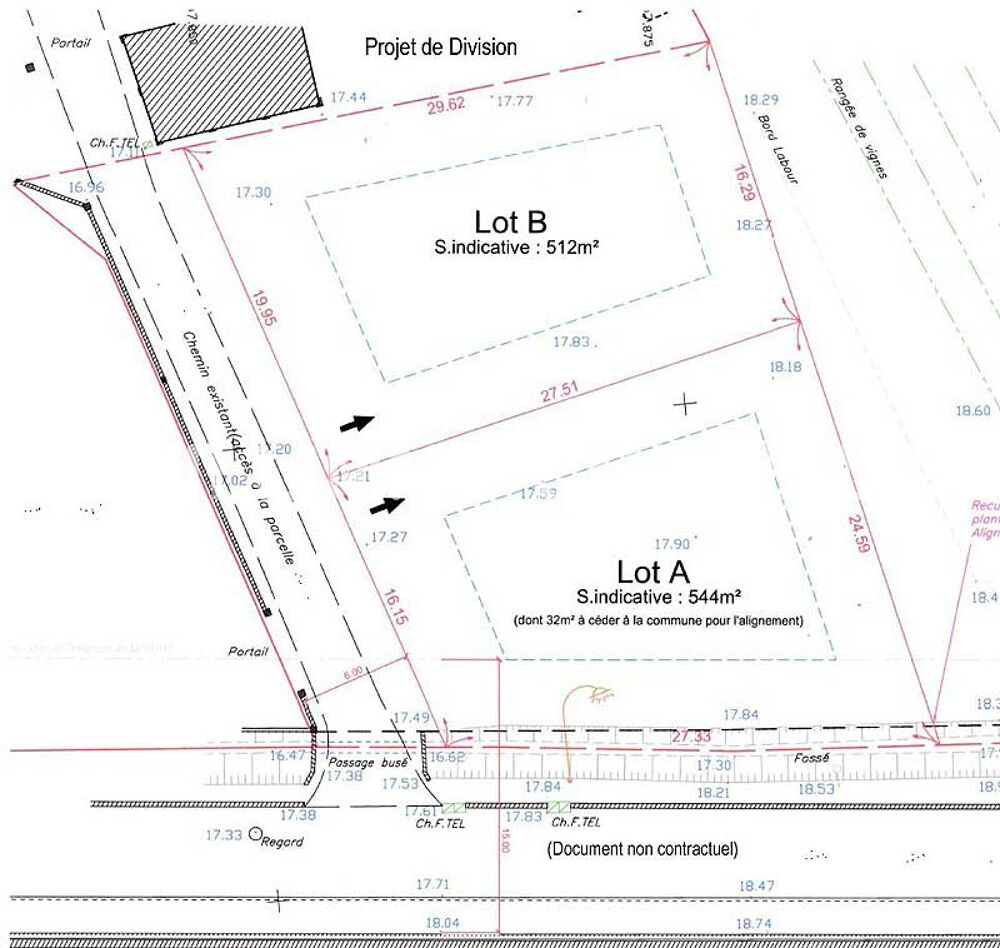 Vente Terrain Terrain plat 544m2 Puget sur argens