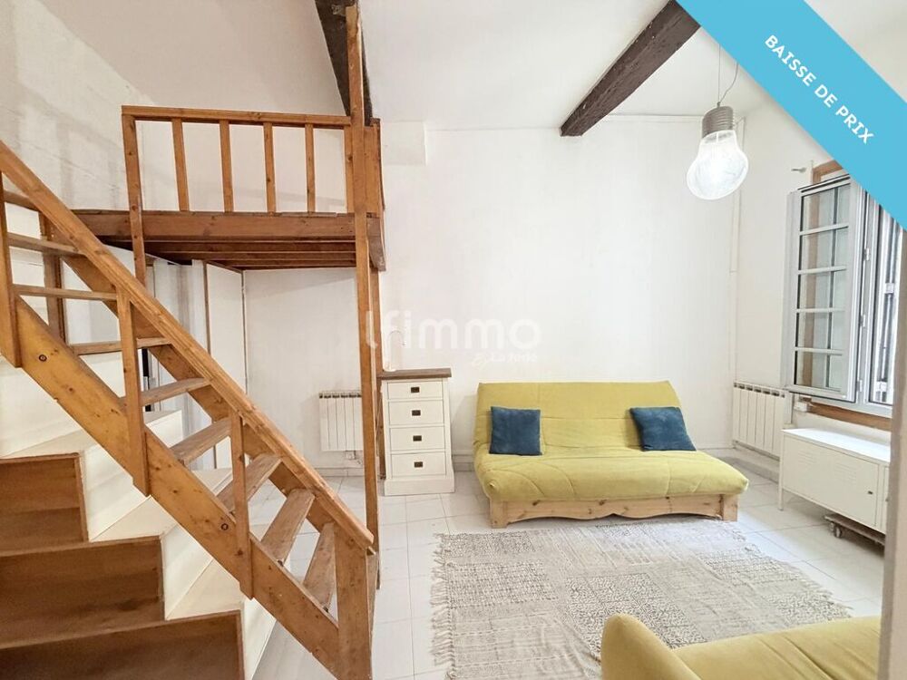 Studio 22 m² Montpellier centre, grande hauteur sous plafond