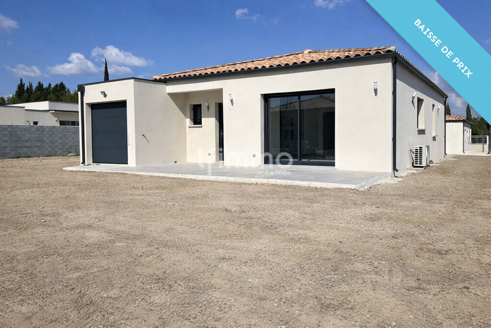 Vente Maison Maison 4 pièces à vendre Proche Lezignan  – 100 m² +garage -jard Ferrals-les-corbieres