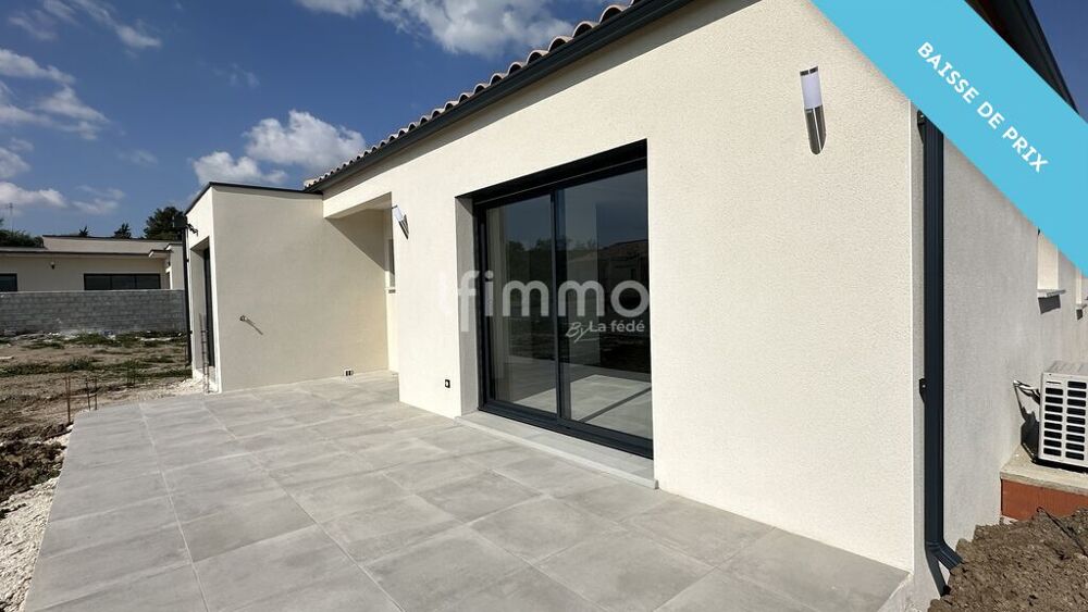Vente Maison Maison 4 pièces à vendre Proche Lezignan  – 100 m² +garage -jard Ferrals-les-corbieres