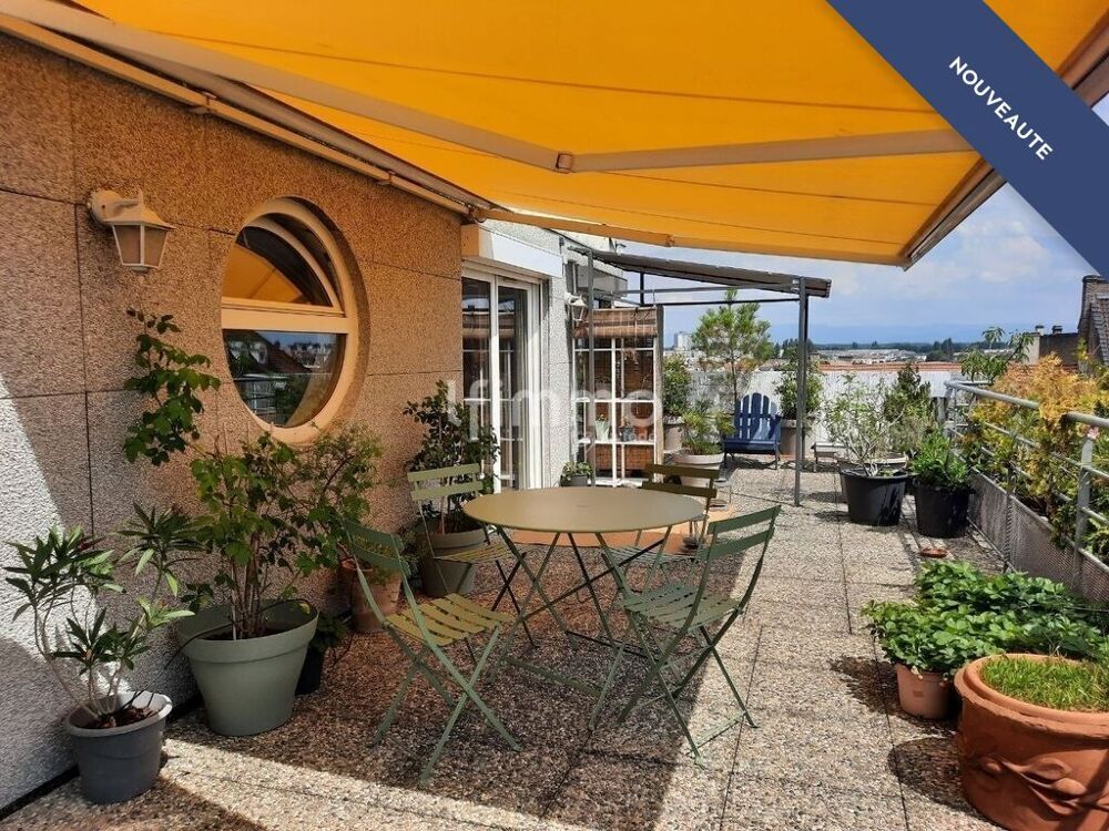 Vente Appartement Très bel attique 149 m² env. avec terrasse 63 m², 2 parkings et Schiltigheim