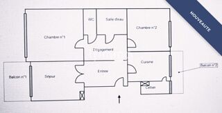  Appartement � vendre 3 pi�ces 74 m�