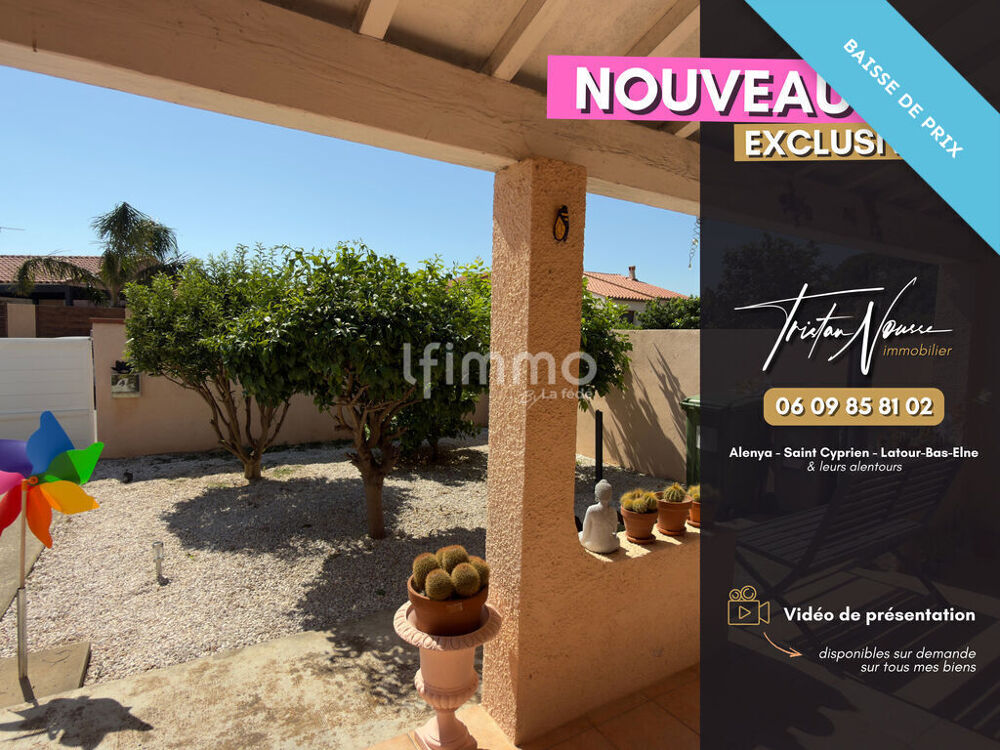 Villa T3 65 m2 en 2 faces - Saint Laurent de la Salanque