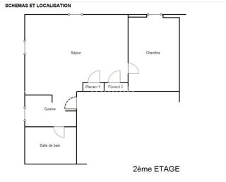  Appartement à louer 2 pièces 53 m²