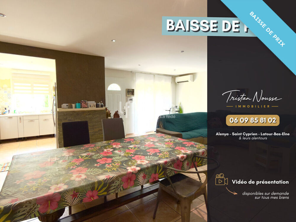 Maison plain-pied 3 faces - 100 m2 - Alenya