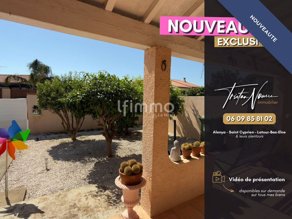 Vente Maison Villa T3 65 m2 en 2 faces - Saint Laurent de la Calanque Saint-laurent-de-la-salanque
