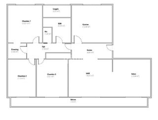  Appartement à vendre 5 pièces 113 m²