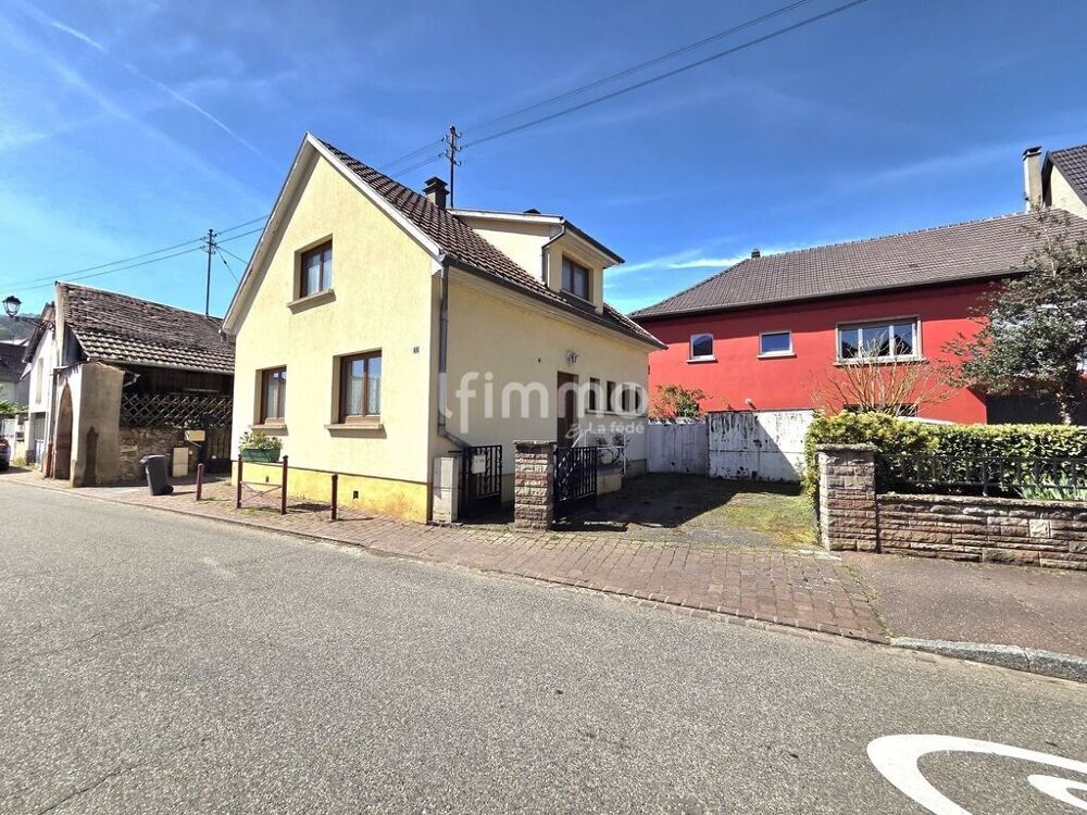 Maison 4 pièces 96 m² Soultzmatt Fort potentiel Garage + dépen