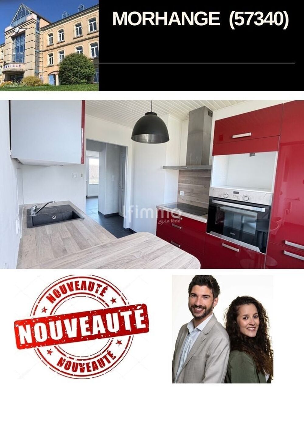 Vente Appartement Appartement Lumineux, F4, proche Centre de Morhange. Morhange