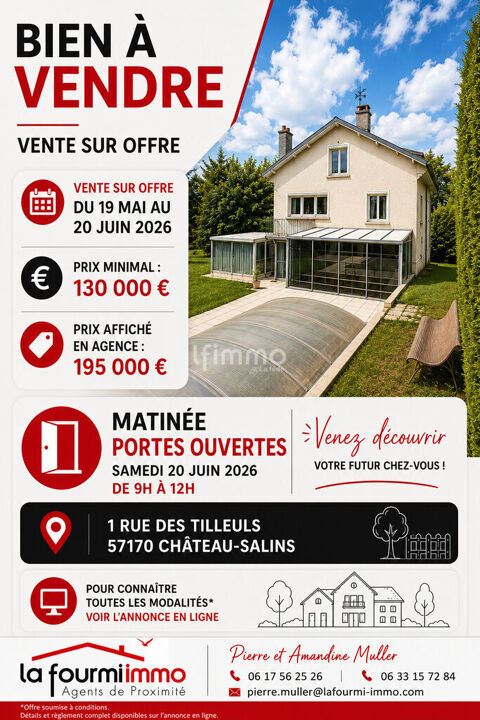   Maison � saisir sur offres de prix ! Maison - 6 pi�ce(s) - 151 m�