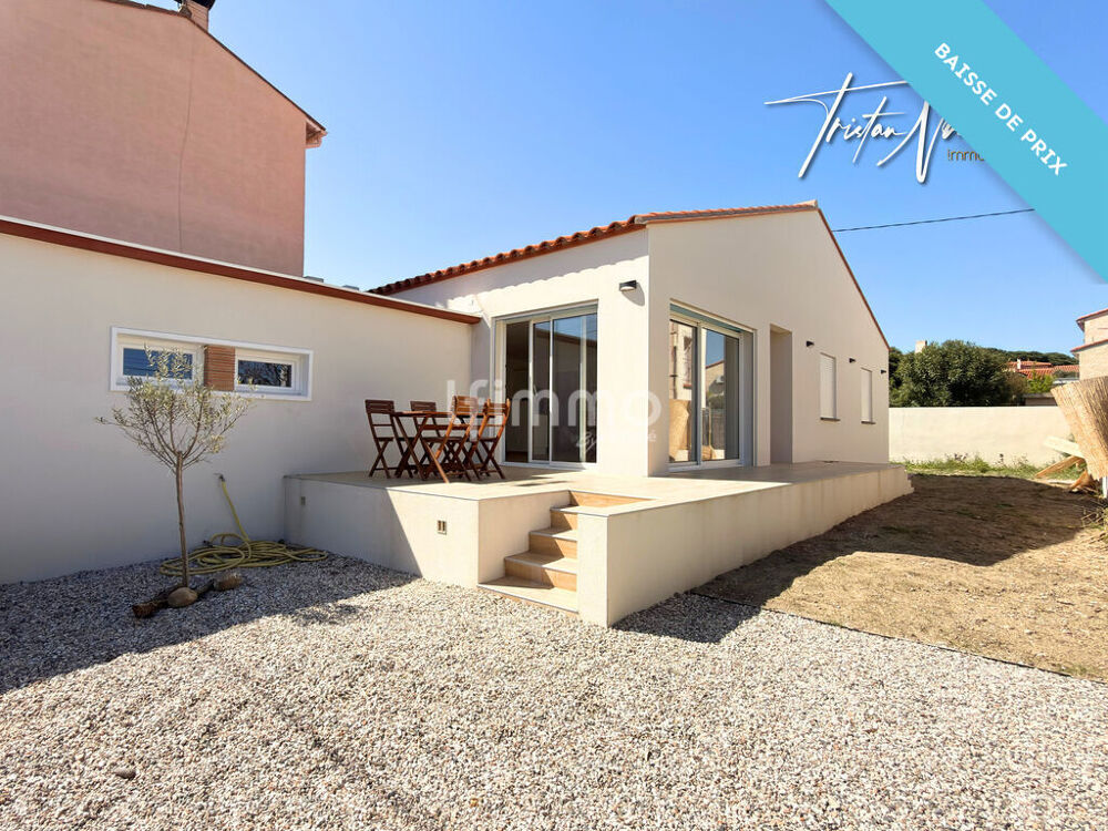 Vente Maison Maison 3 faces de plain pied - 89 m2 - 3 chambres - Ortaffa Ortaffa