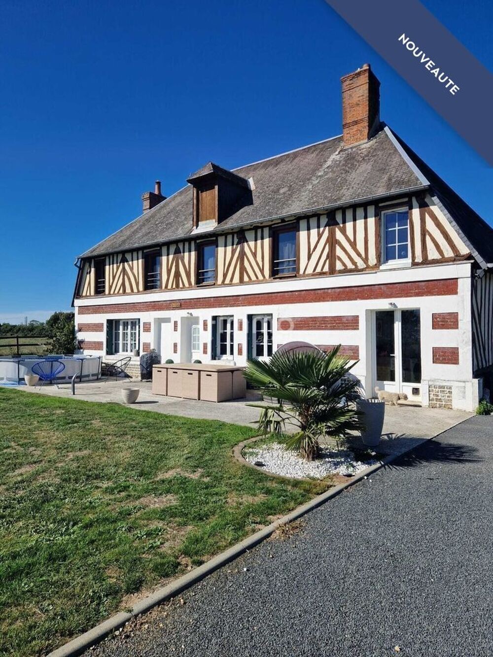 Vente Maison Propriété normande de 176 m² – 3 chambres – Courtonne-les-deux-églises