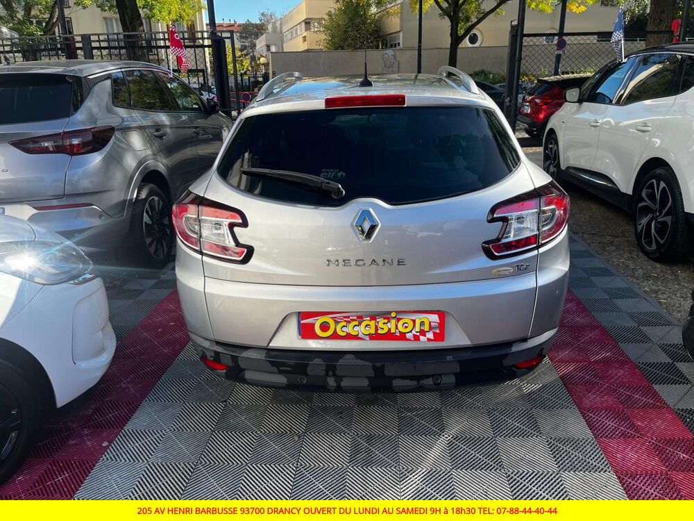 M&eacute;gane III Estate M&eacute;gane Estate III TCE 115 Energy Limited 2015 occasion 93700 Drancy